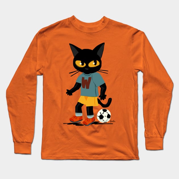 Football Long Sleeve T-Shirt by BATKEI